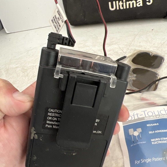 Ultima 5 TENS U5 unit with carrying case and instructions manual - Picture 10 of 11